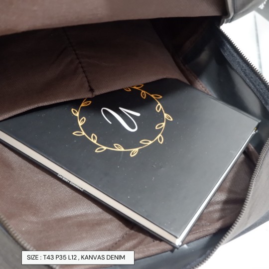 Tas Sekolah untuk Putra Remaja Fashion Ransel untuk Backpack Anak laki laki motif doodle murah COD