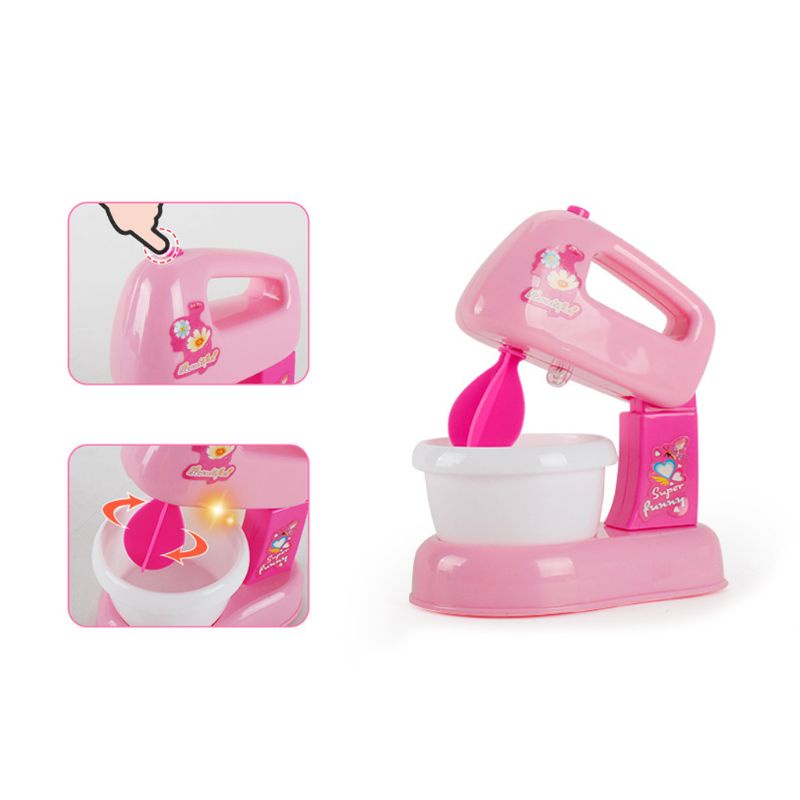 Mary Children Kid Boy Girl Mini Kitchen Alat Listrik Blender Mainan Set Dini