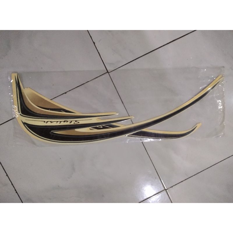 STRIPING SCOOPY FI STYLISH 2014 CREAM