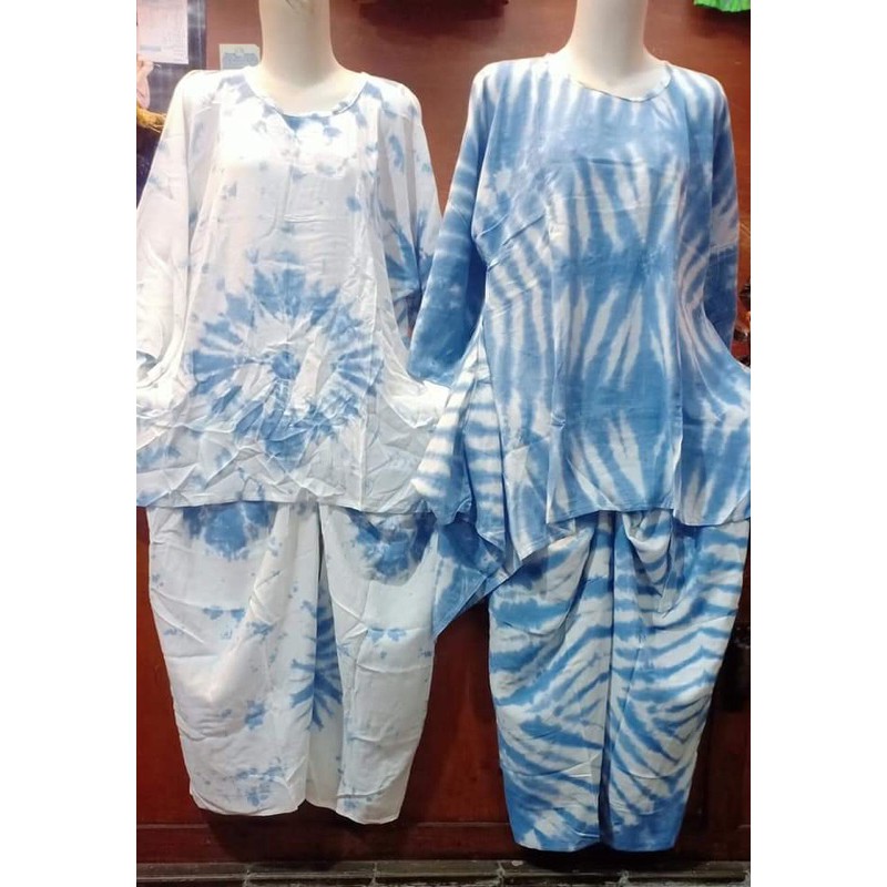 SETELAN CELANA KULOT SHIBORI