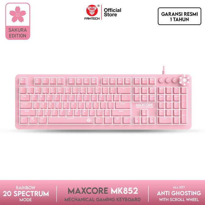 Fantech SAKURA EDITION MaxCore MK852 Keyboard Gaming Mechanical
