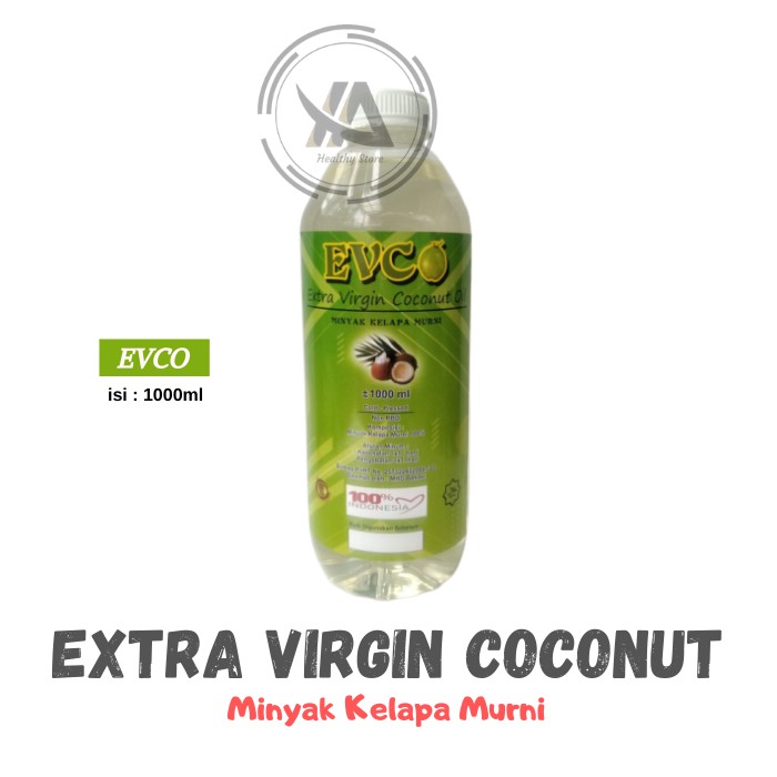 

VCO Minyak Kelapa Murni 1 Liter / EVCO Extra Virgin Coconut Oil 1000ml YA125