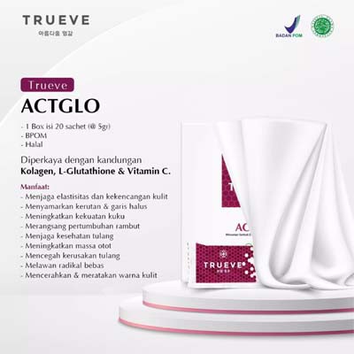 TRUEVE ACTGLO 20 pcs Collagen Drink 100Gr_Cerianti