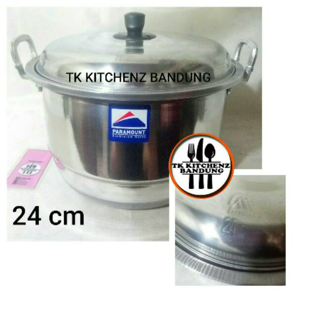 Panci / Dandang Aluminium / Dandang Serbaguna Paramount 24 cm