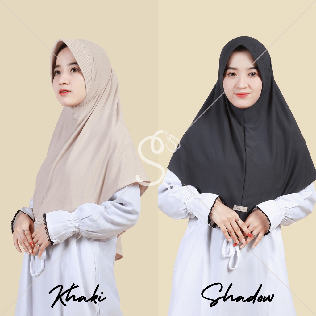 ShalihaFactory - Hijab Bergo Hamidah Instan Pet Sport Menutup Dada | Afana Instan