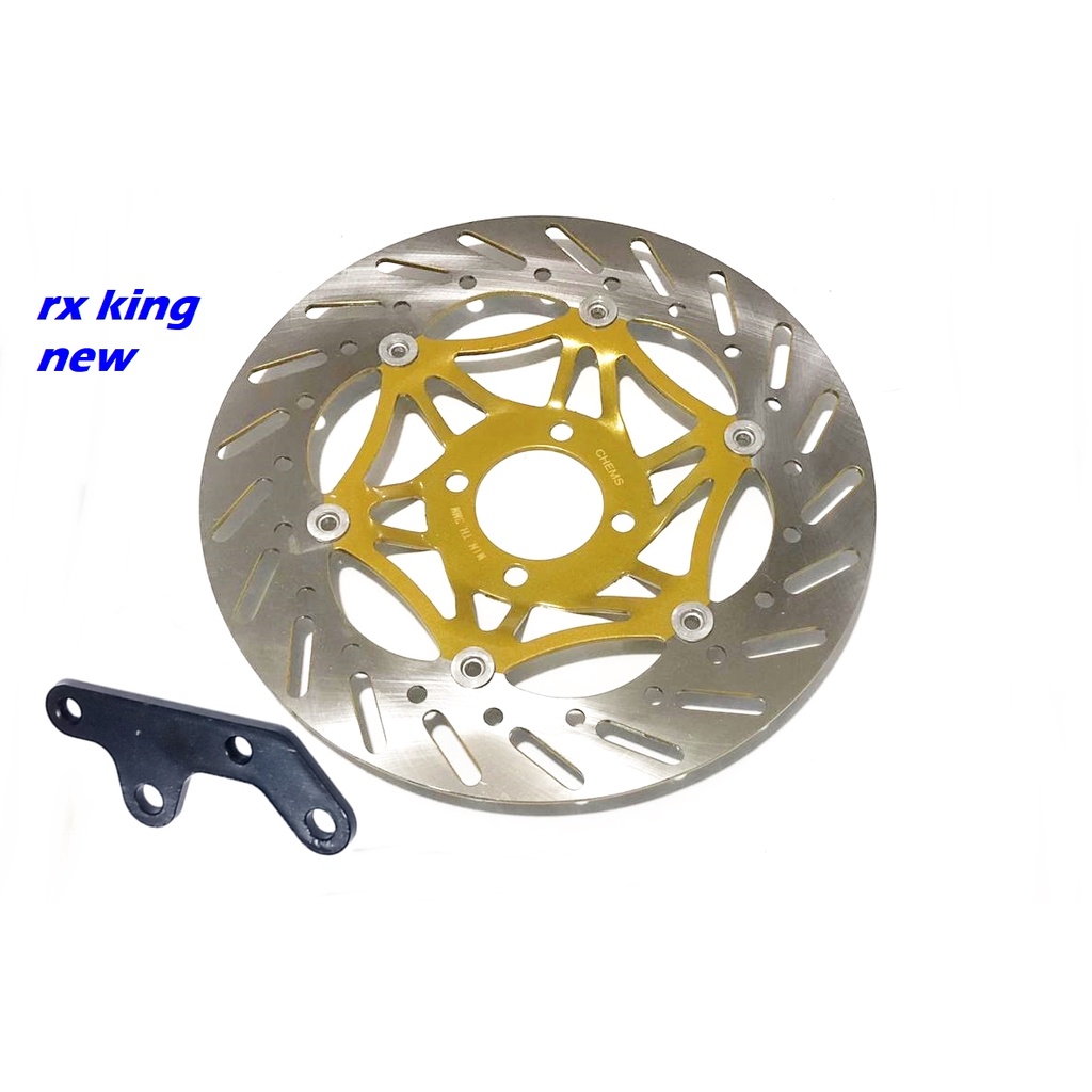 piringan depan RX KING NEW 300 MM PLUS BREKET DISK CAKRAM DEPAN RX KING NEW BESAR 30CM
