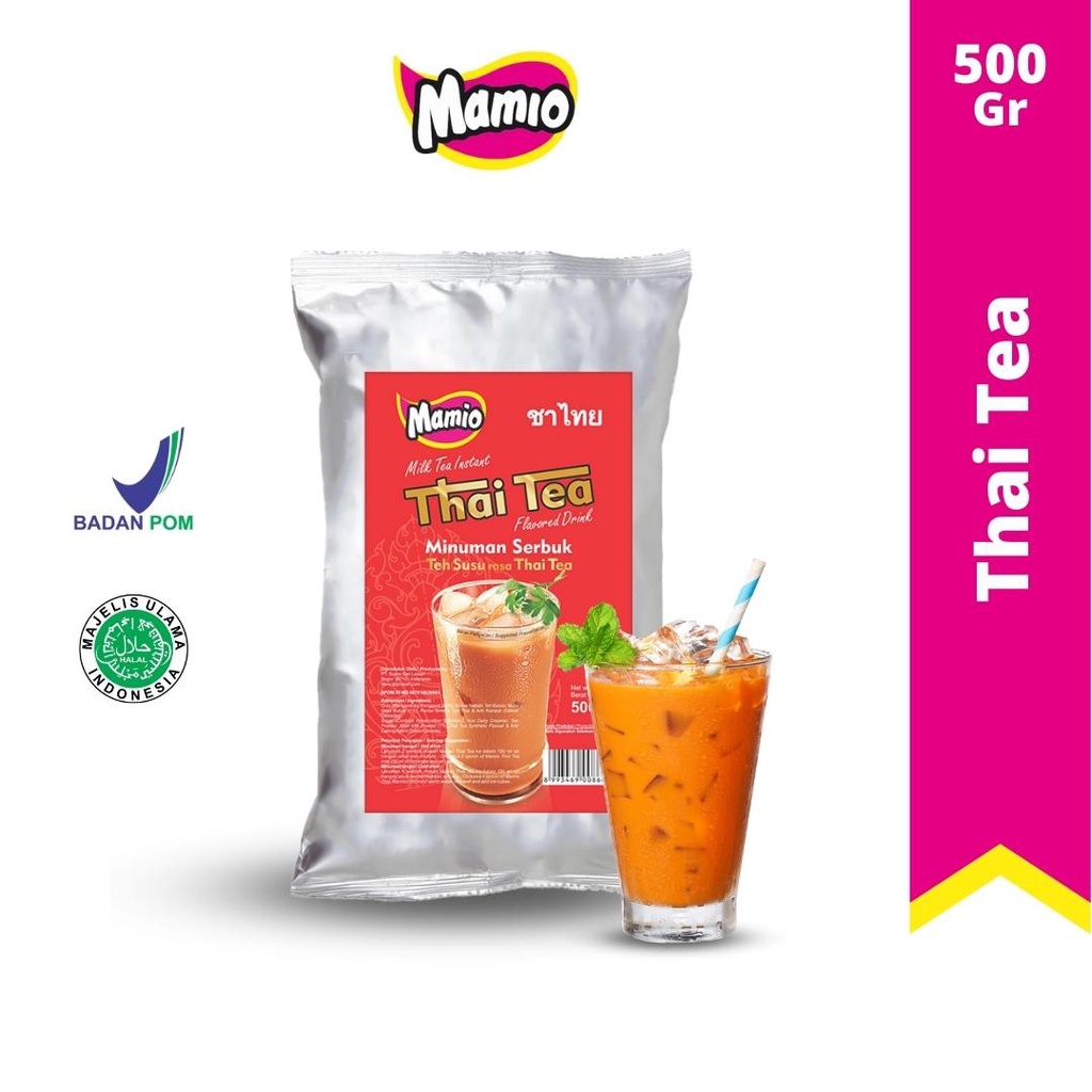

Mamio Thai Tea Kemasan 500Gr