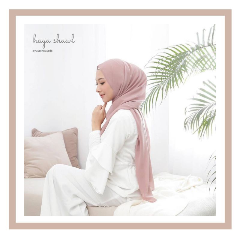 (BEST SELLER) HAYA SHAWL PASHMINA MALAYSIA CERRUTI IMPORT BEST QUALITY