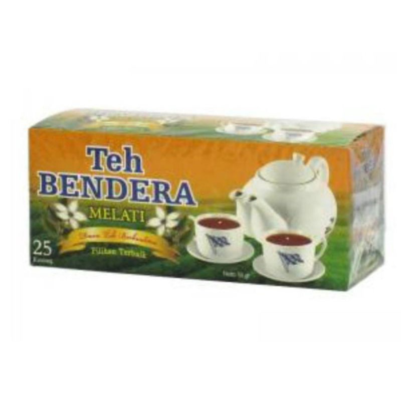 

1 box teh bendera melati 25 celup