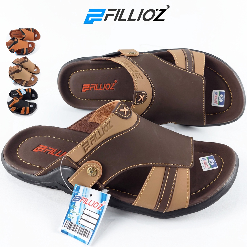 SANDAL PRIA KULIT KASUAL FILLIOZ F-69 TERBARU ORIGINAL