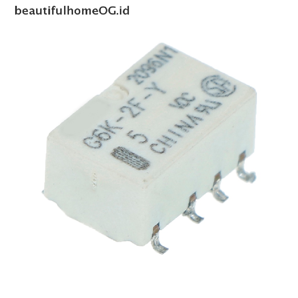 5pcs dc 5v smd g6k-2f-y Sinyal relay 8 Pin Untuk omron relay