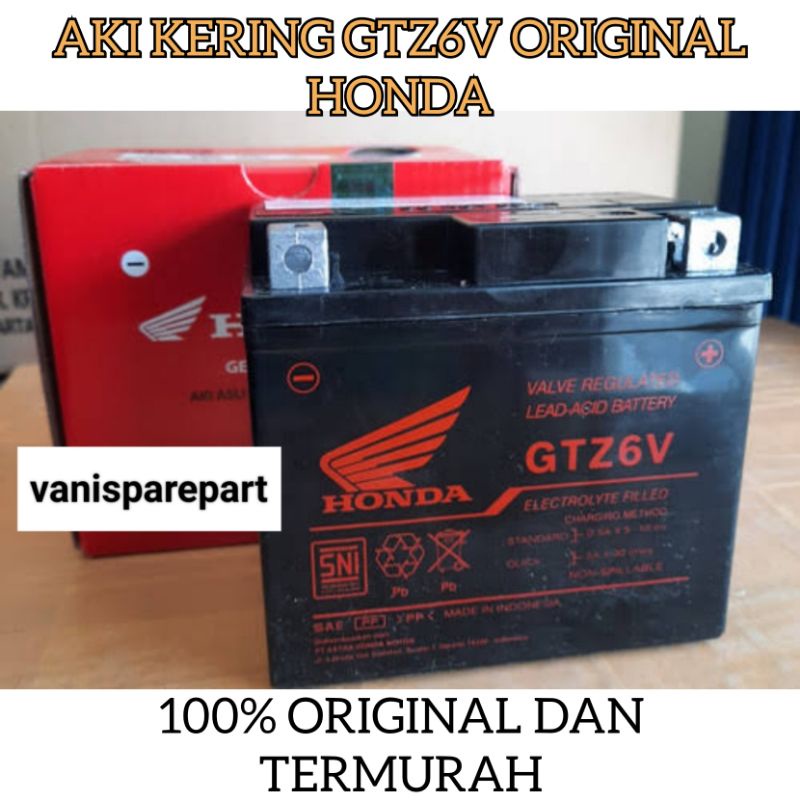 AKI ACCU GTZ6V HONDA VARIO 125 VARIO 150