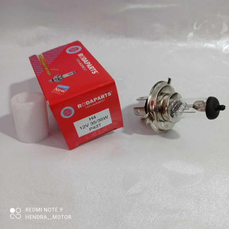 PROMO BOHLAM DOP LAMPU H4 H-4 12V 35W Universal Motor Mobil TERMURAH