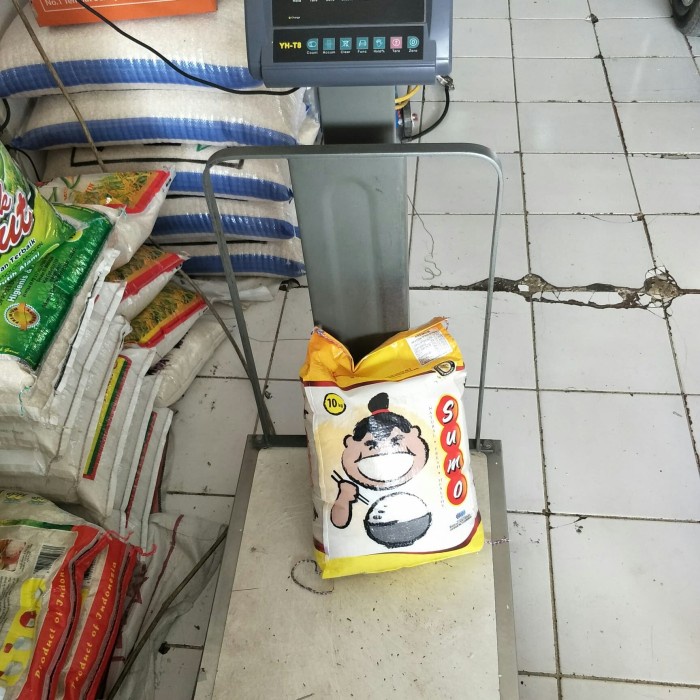 

gr20111r Beras Sumo 10 Kg Kemasan Kuning Sv012Ss