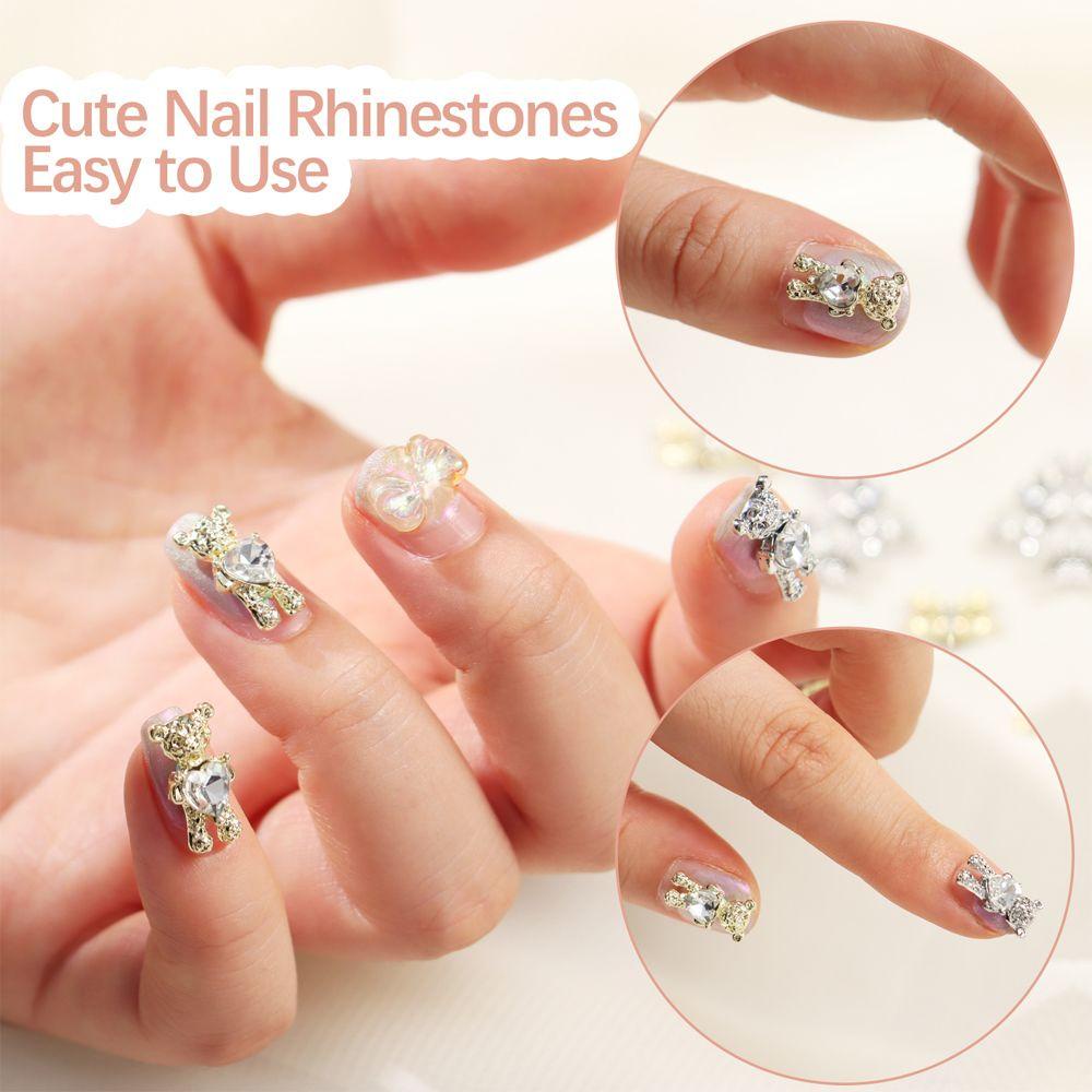 Lily Nail Art Manicure 3D Shiny Dekorasi