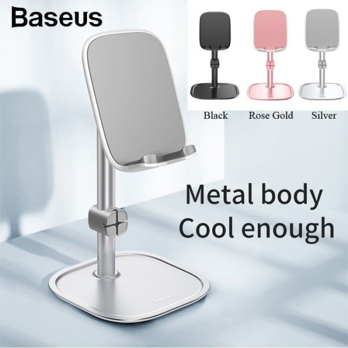 BASEUS LITERARY YOUTH DESKTOP TABLE STAND HP PHONE HOLDER DI MEJA