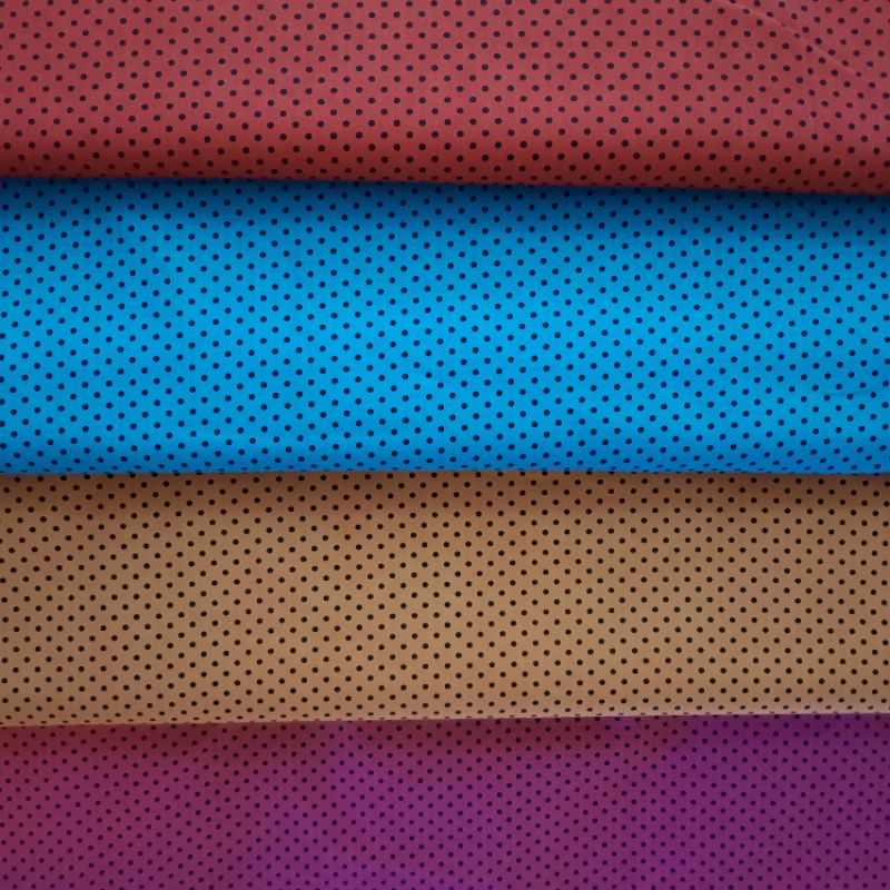 Kain Katun Perca Motif Polkadot