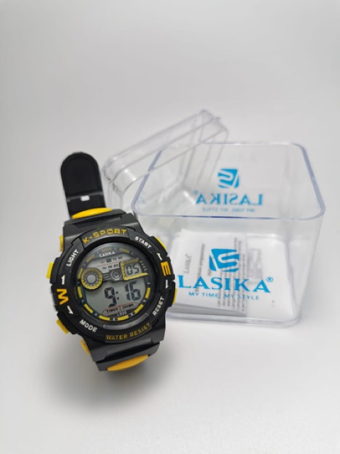 Jam Tangan LASIKA 899 anak remaja anti air ada led sporty digital