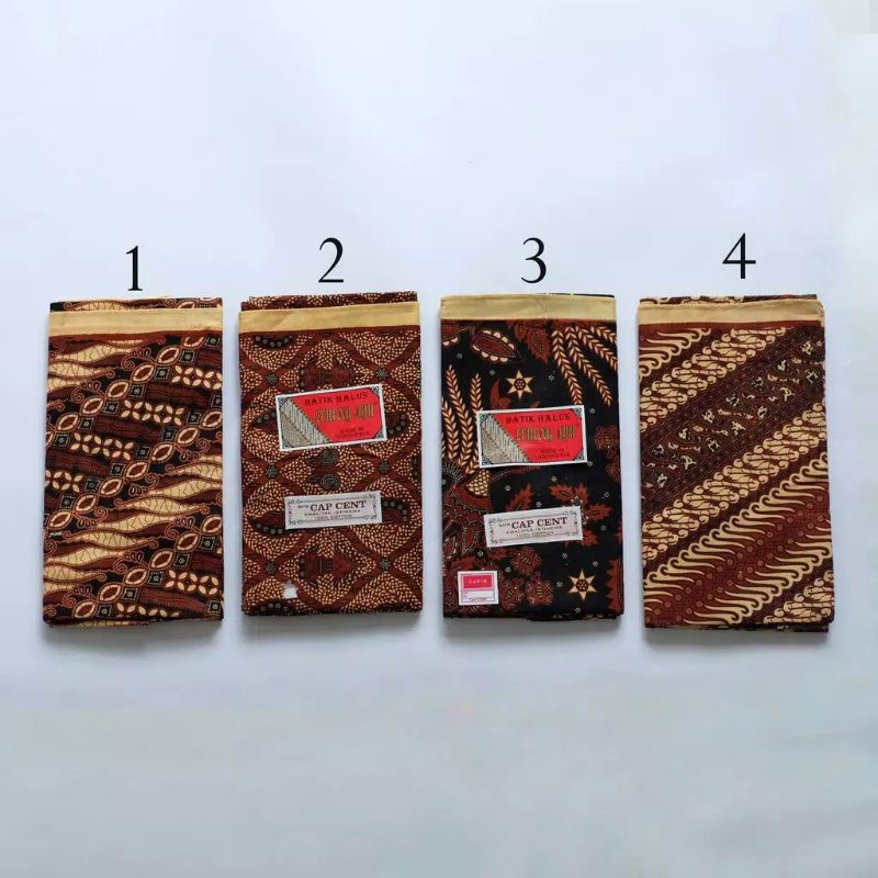 KAIN PANJANG CAP CENT MOTIF SOGAN SOLOAN( BAHAN HALUS )