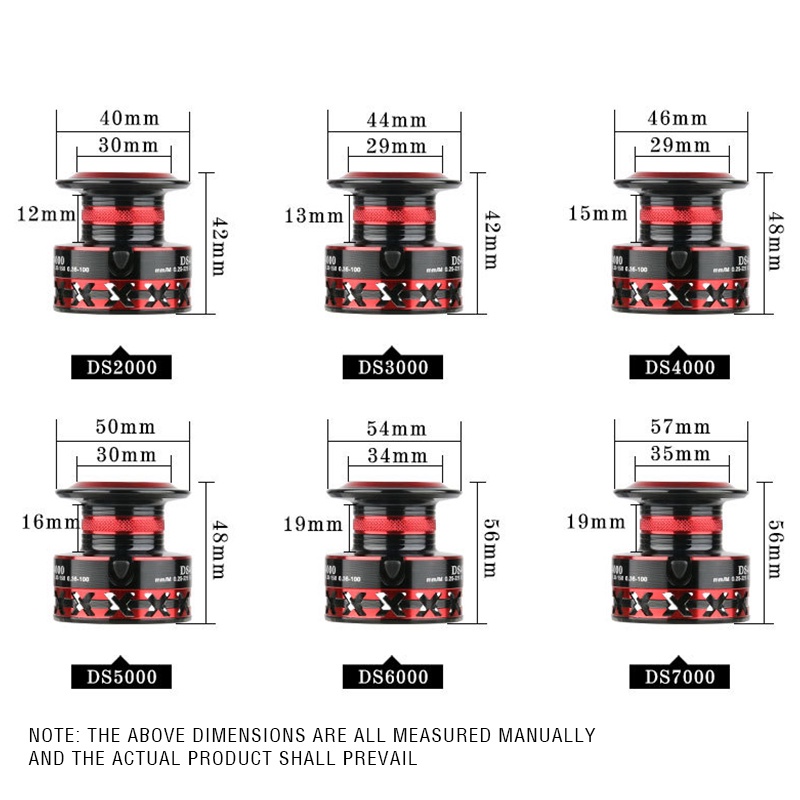 Reel Pancing Ds7000 Max Drag 13kg 5.2: 1 Kecepatan Tinggi Bahan Metal