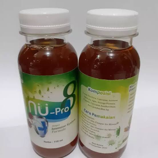 AMPUH | Nu Pro 8 | Imun Booster | Obat Flu Batuk | sari buah | Probiotik | Prof Sukardi