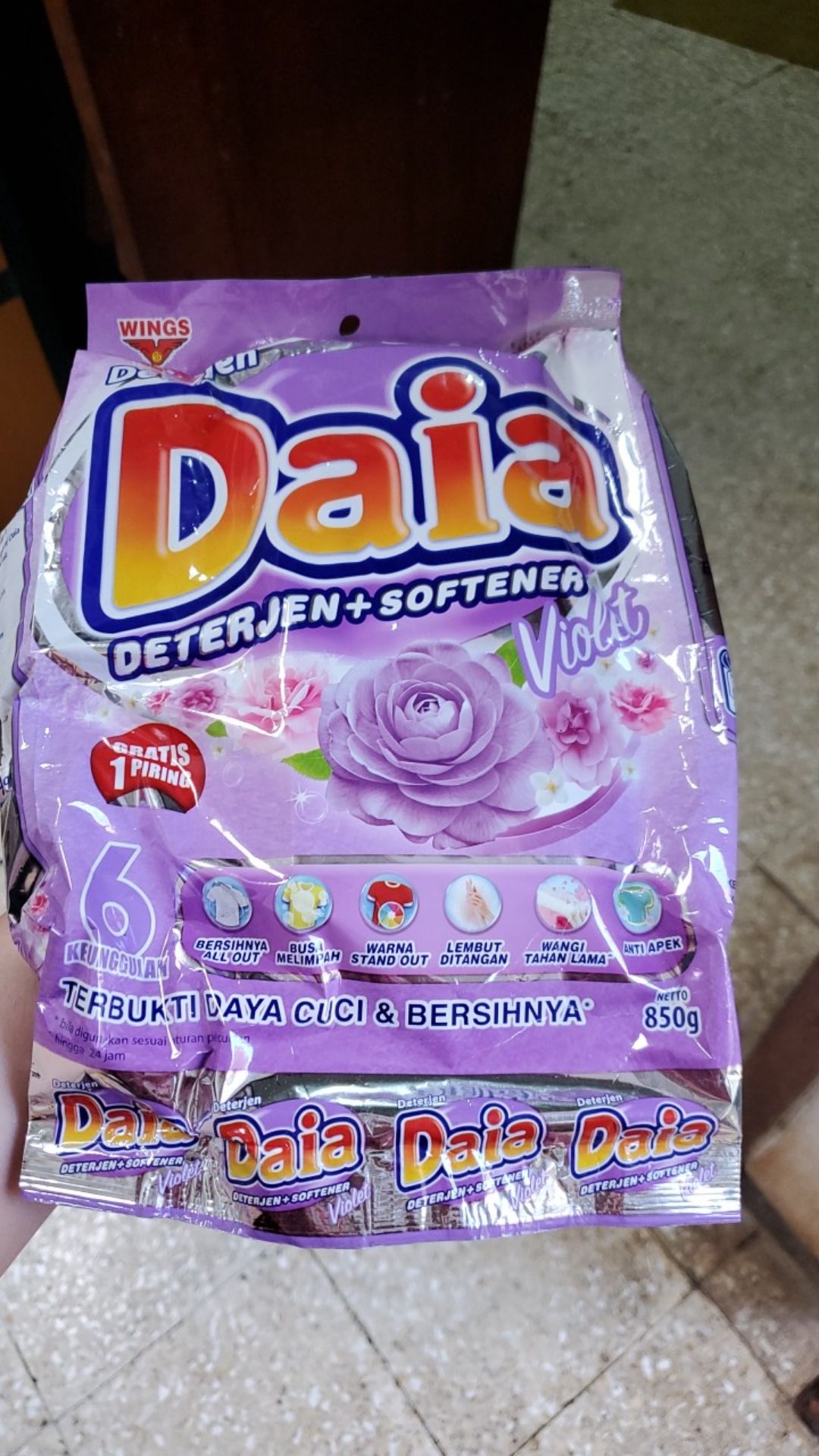 Daia 850 Gram (tanpa Piring). Promo