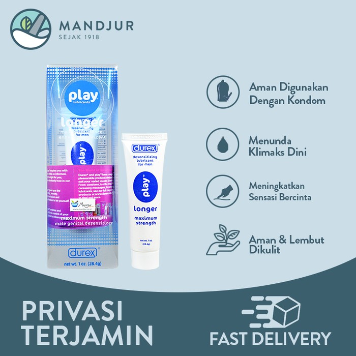 Asli Durex Play Longer Lubricant Manjur