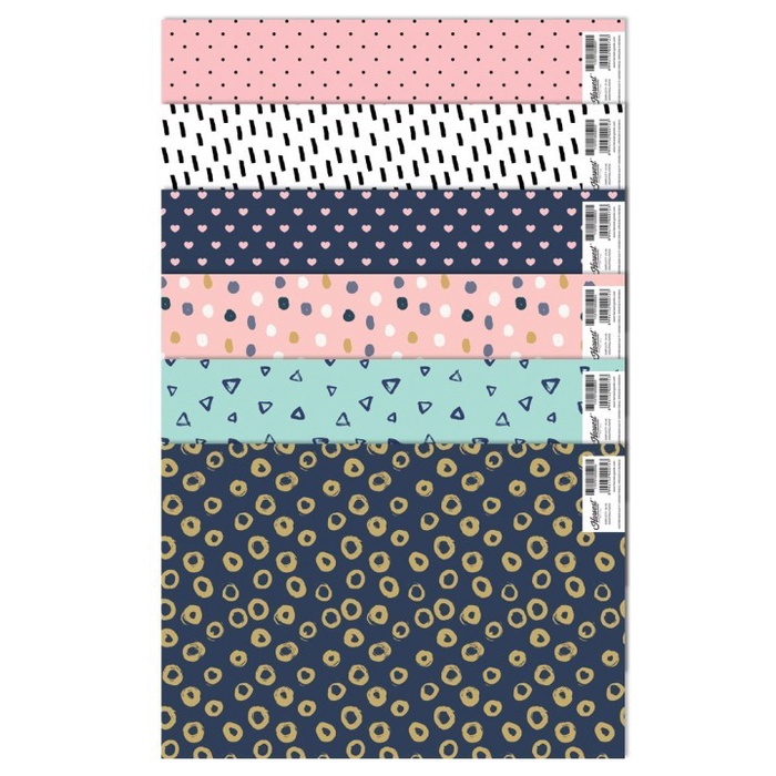 

Paket isi 25 Kertas Kado Harvest Pattern Simplicity