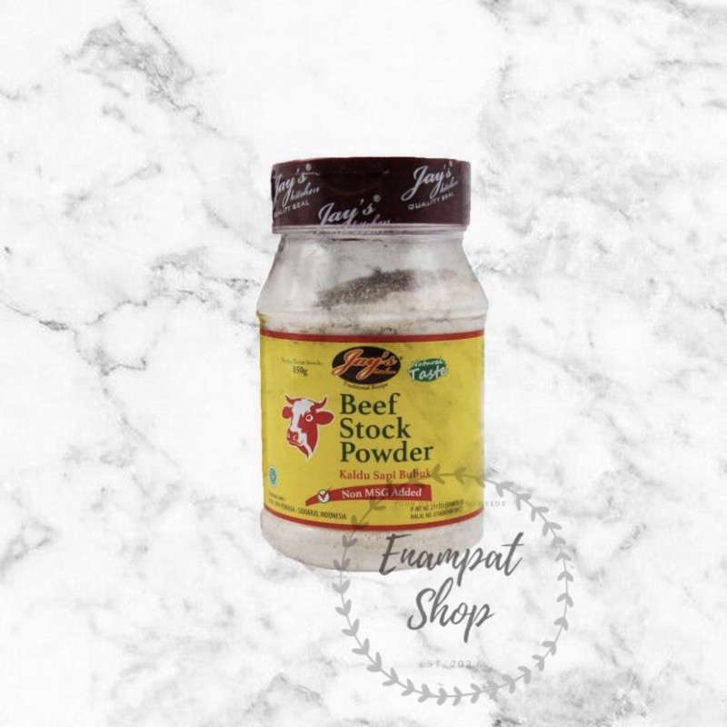 

Jays Kaldu Bubuk Sapi Instan Jay’s Beef Stock Powder 150 gram