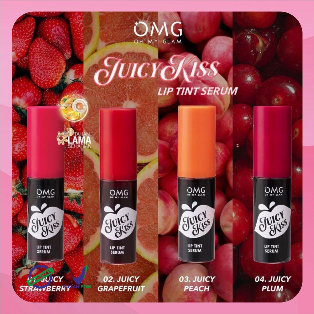 OMG Lip Tint Juicy Kiss-Lip Tint Serum-Oh My Glam