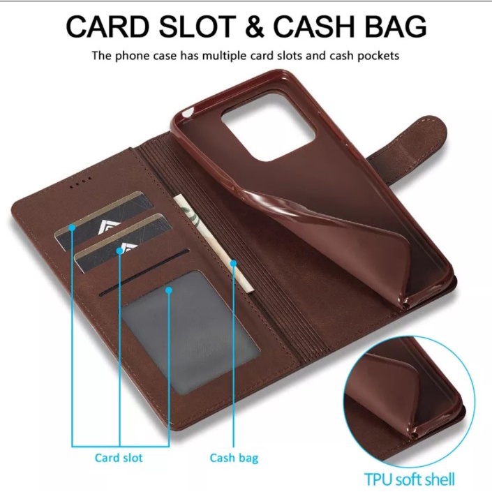 FREE TALI! XIAOMI REDMI 10C CASE FLIP LEATHER WALLET PREMIUM FLIP CASE BUKA TUTUP KESING HP CASING FLIP CASE WALLET REDMI 10C