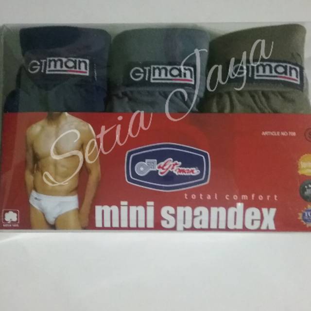 d/x ,708 CELANA DALAM PRIA GTMAN SPANDEX ISI 3PCS