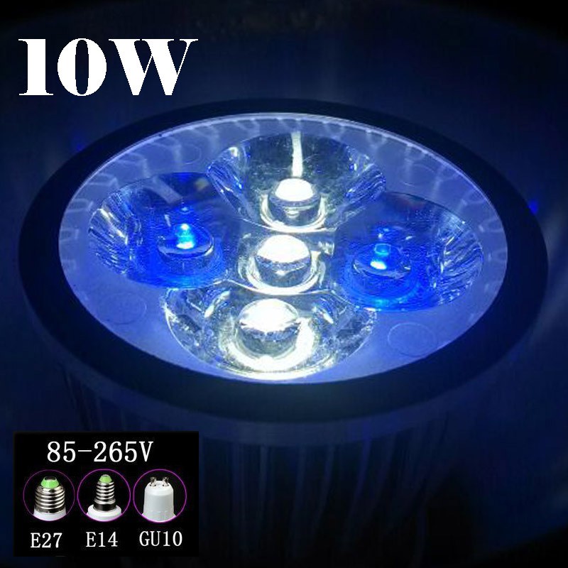 INDORETAIL | Elektronik | Pencahayaan | Lampu 10 W E27 E14 GU10 LED Akuarium Lampu biru & Putih &