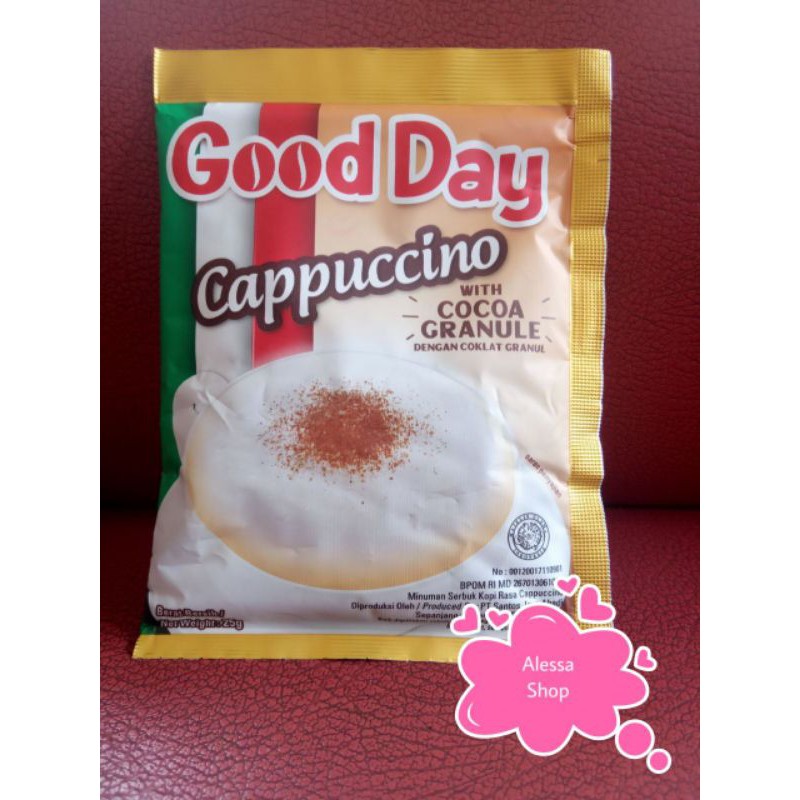 

Kopi GoodDay Cappucino 25 Gr [Isi 10]