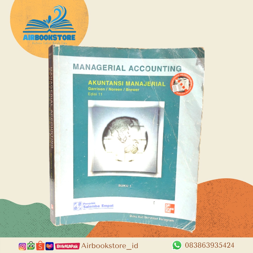 

Buku Managerial Accounting 1 Garrison Edisi 11 Ori