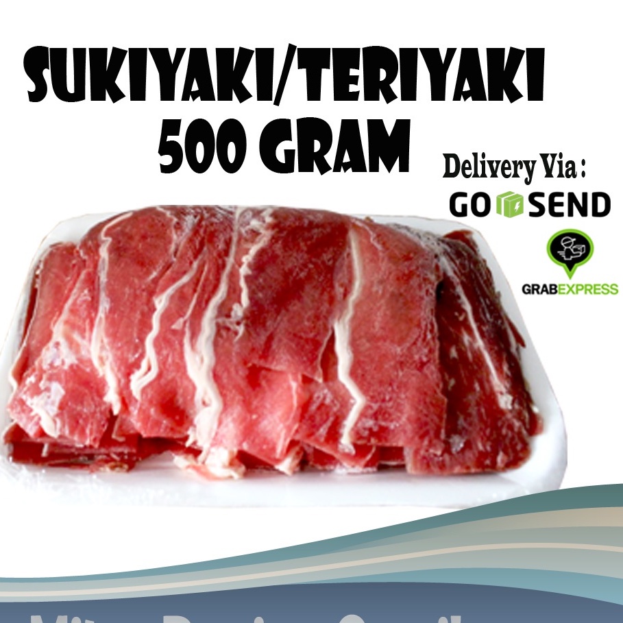 

Sukiyaki / Yakiniku / SHABU'' Slice Tipis @500gr