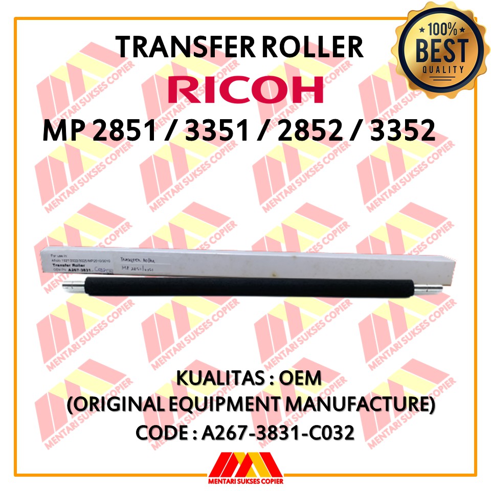 TRANSFER ROLLER OEM C RICOH AFICIO 2851 2852 3352