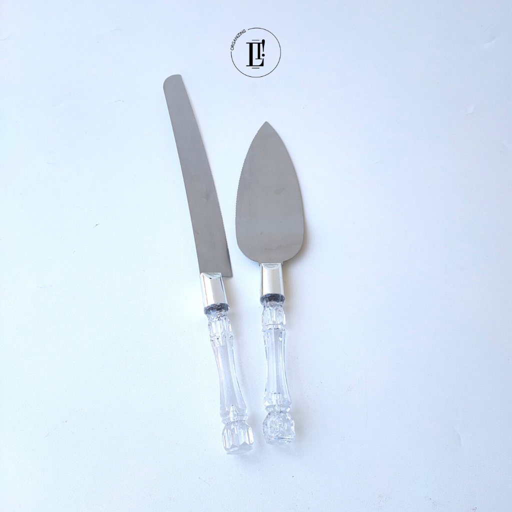 

Sendok Kue + Pisau Kue Crystal