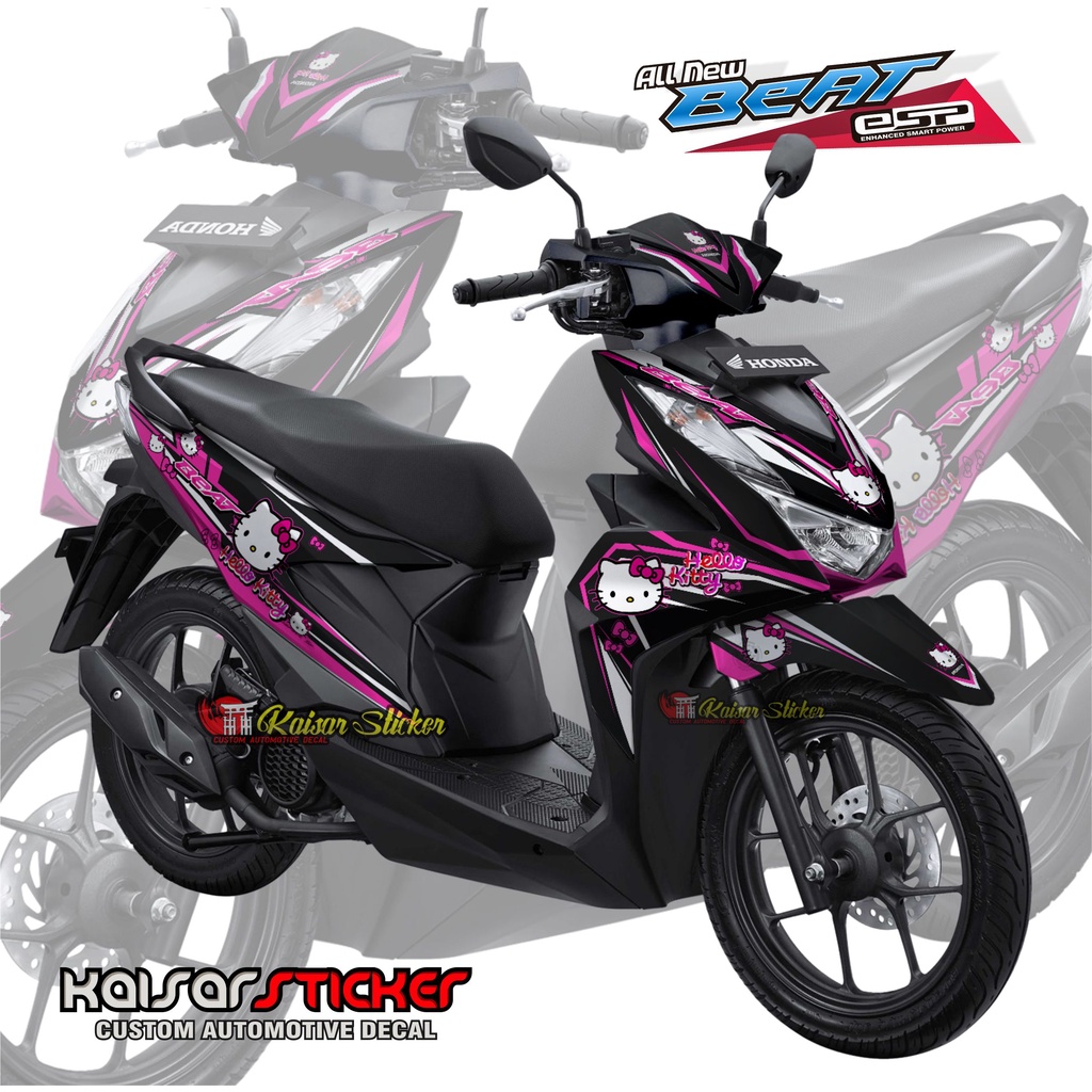 STICKER STRIPING MOTOR FULL BODY STIKER DECAL BEAT NEW DELUXE 2021-2021 HELO KITY