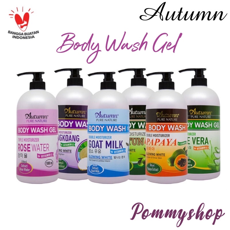 Autumn Pure Nature Body Wash/ Sabun Mandi Cair Original BPOM 1000ml