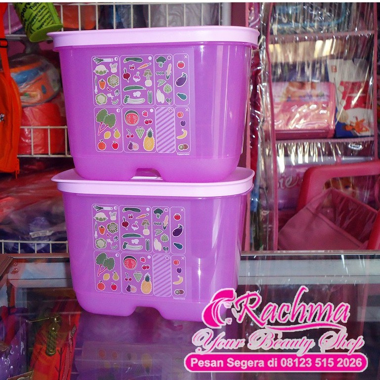 Sale Promo Tupperware Ventsmart 1.8L 2PCS Vent smart 1.8L 2PCS Wadah Sayur Kapasitas yang besar Temp