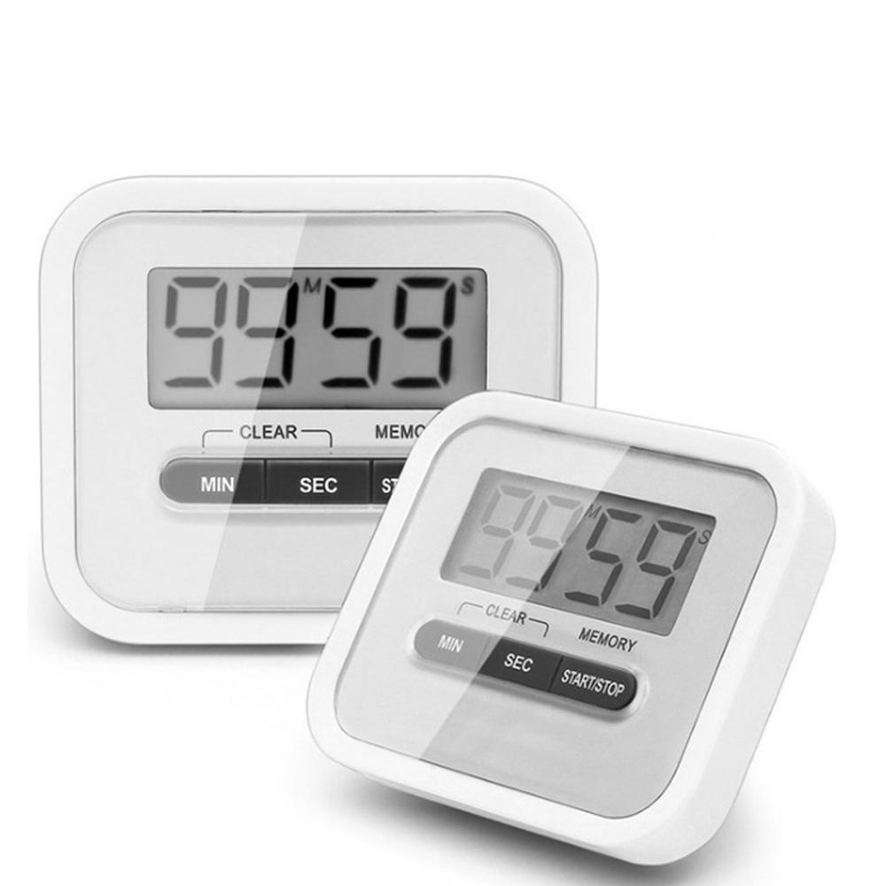 [Elegan] Timer Dapur Countdown Praktis Alarm Nyaring Magnet Suara Digital Timing Clock