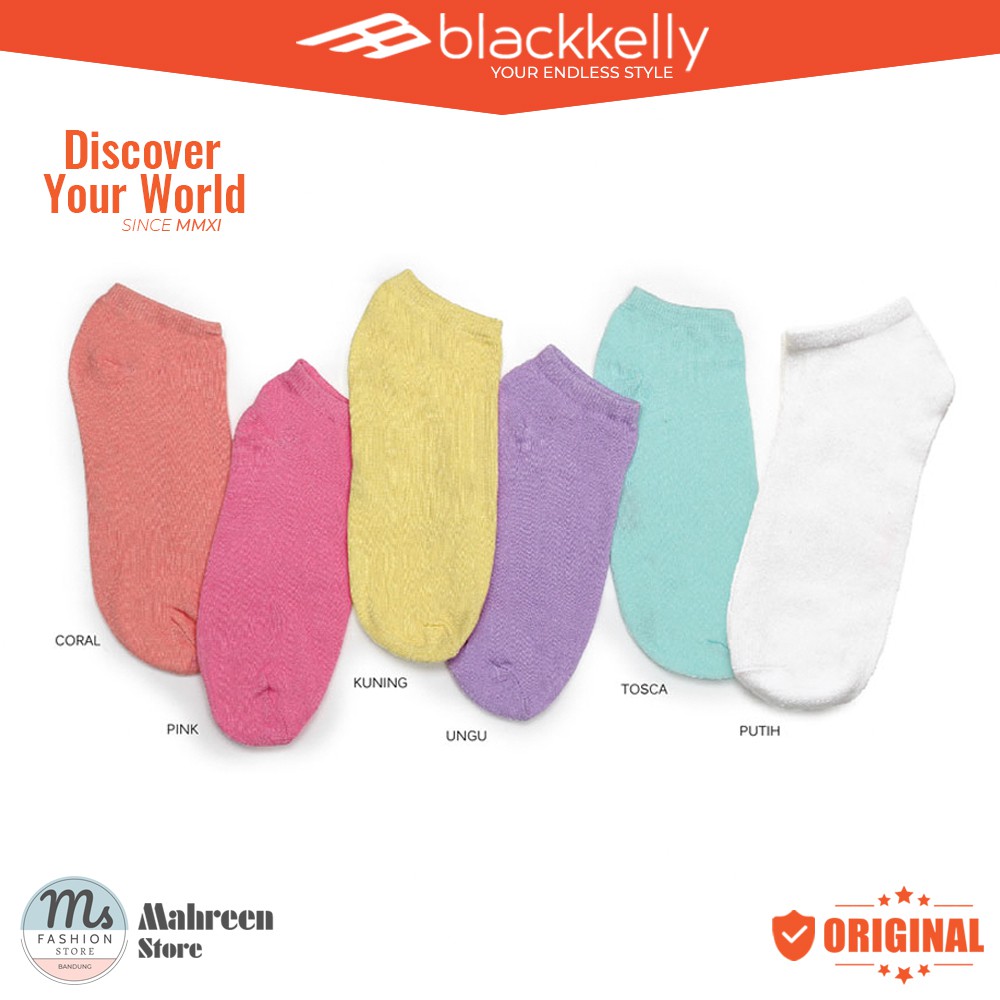 Kaos Kaki Pendek Pria Wanita Ankle Socks Mata Kaki Original Blackkelly | BCL 921