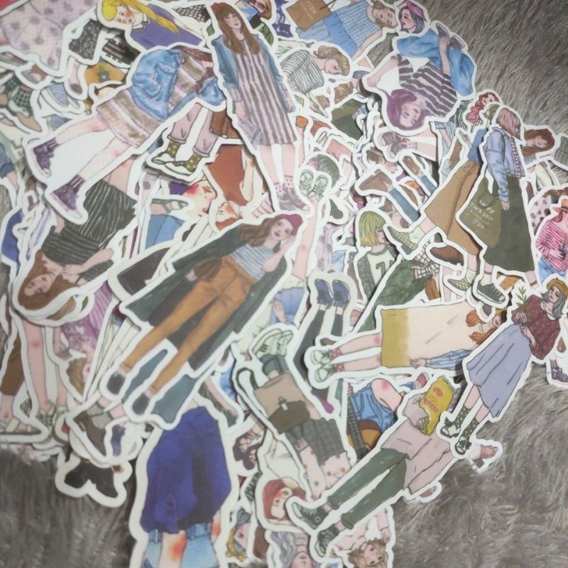

Aesthetic girl sticker / Stiker aesthetic
