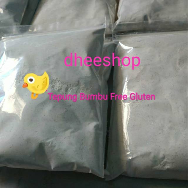 

Tepung bumbu free gluten ( tepung bumbu bebas gluten )