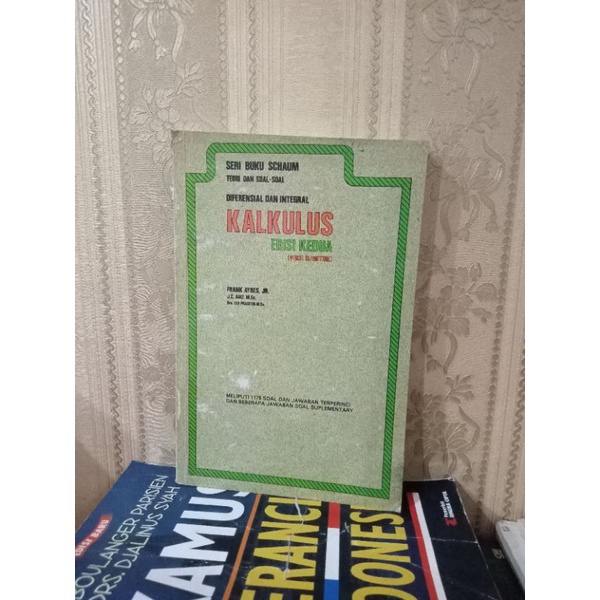 ORI SERI BUKU SCHAUM TEORI DAN SOAL-SOAL DIFERENSIAL DAN INTEGRAL KALKULUS EDISI 2
