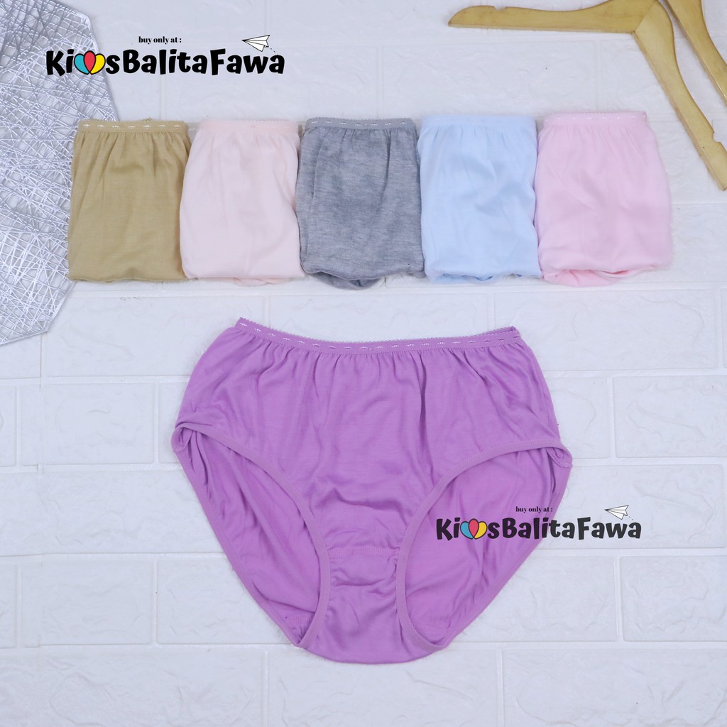 (ISI 6 - 12 pc) DEWASA Celana Dalam Wanita Size XL / CD Underwear Murah Perempuan Pakaian Dalam