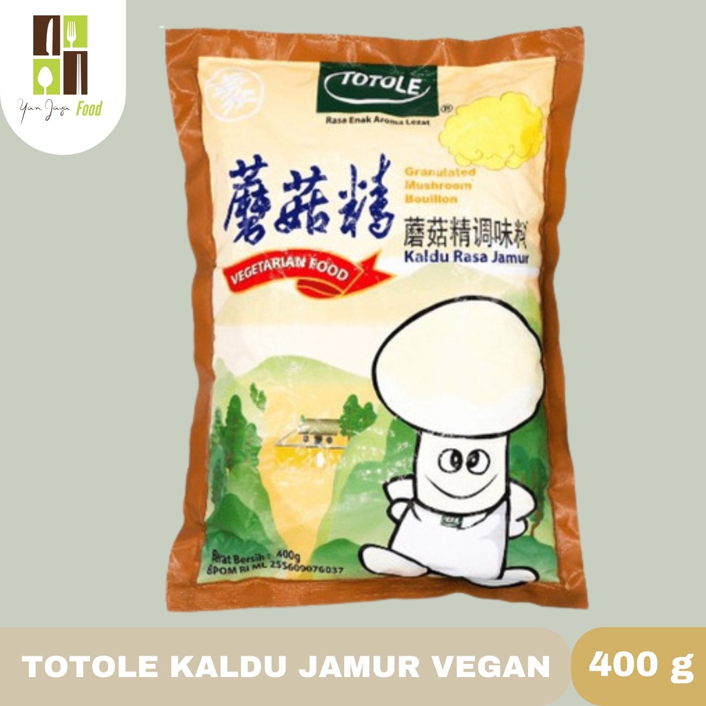 Totole Kaldu Jamur [400G/1Kg]  Vegan Vegetarian Penyedap Rasa Pengganti MSG Mushroom Buillon