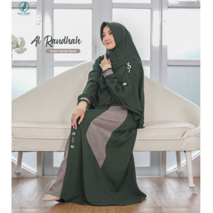 GAMIS  AL RAUDHAH • SET KHIMAR