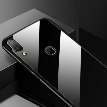 Xiaomi Redmi Note 9 / Note 9 / Mi 5x/ Ma1 / Mi 9t / K20 Case Glass Black Glas Permium Miror Kaca